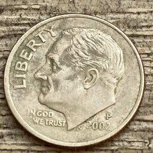 Vintage 2002 P Roosevelt Dime